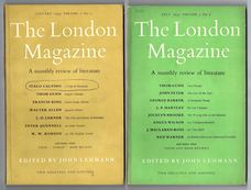 THE LONDON MAGAZINE: VOLUME 1 No.1 and No.4, VOLUME 2 No.1 and No.7, VOLUME 3 No.2 and No.4