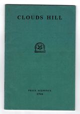 Clouds Hill. A Property of the National Trust.