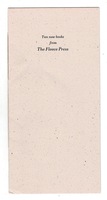 Two new books from The Fleece Press.