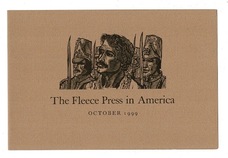 [The Fleece Press] [Ephemera] Lawrence, Simon.