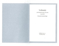 To Beauty. John Buckland Wright's work with Joseph Ishill.