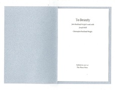 To Beauty. John Buckland Wright's work with Joseph Ishill.
