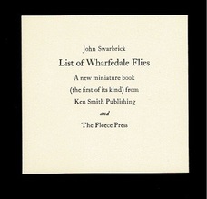 [The Fleece Press] [Prospectus] Swarbrick, John.