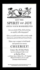 Get the Spirit of Joy onto Your Bookshelves.