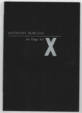 An Elegy for X. 