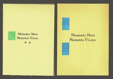 Memento Mori, Memento Vivere. A Typographical Interpretation of a Commonplace Book.