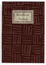 Wordbook. Wortbuch. The Anagnostakis Pocket Guide to Austrian German and Swiss Anitiquarian Bookdealers Terminology.
