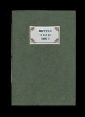 Better Are Not So Good. Extracted from his Ancient Mysteries Described, first published 1823.