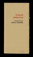 Toad Poems.
