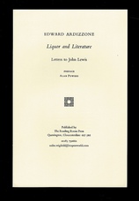 Edward Ardizzone, Liquor and Literature. Letters to John Lewis.