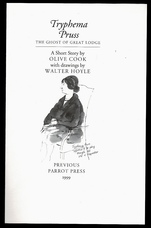 Tryphema Pruss. The Ghost of Great Lodge. 