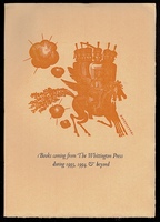 Books coming from The Whittington Press during 1993, 1994 & beyond.