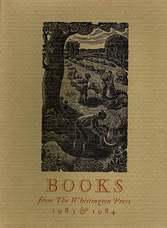 Books from The Whittington Press 1983 & 1984.
