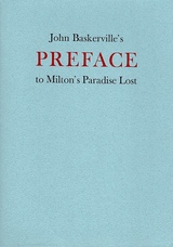 John Baskerville's Preface to Milton's Paradise Lost.