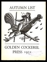 Autumn List. Golden Cockerel Press 1931.