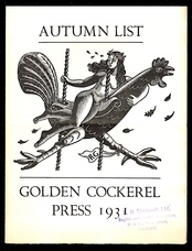 Autumn List. Golden Cockerel Press 1931.