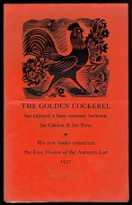 [The Golden Cockerel Press] [Prospectus] [Ephemera]