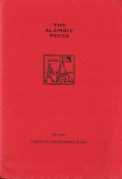 The Alembic Press. 1991-1992, Current and Forthcoming Books.