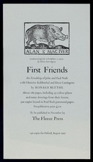 [The Fleece Press] [Prospectuses]