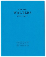 Edward Walters, printer+engraver
